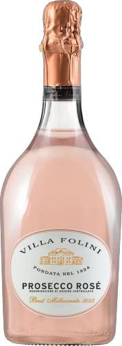 Villa Folini Prosecco Spumante Rosé Brut Millesimato, DOC Prosecco Rosato, Tenimenti Civa