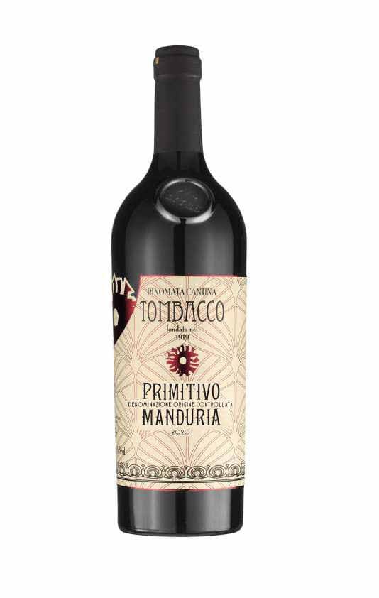 Rinomata Tombacco Primitivo di Manduria, DOC di Manduria, Vinicola Tombacco