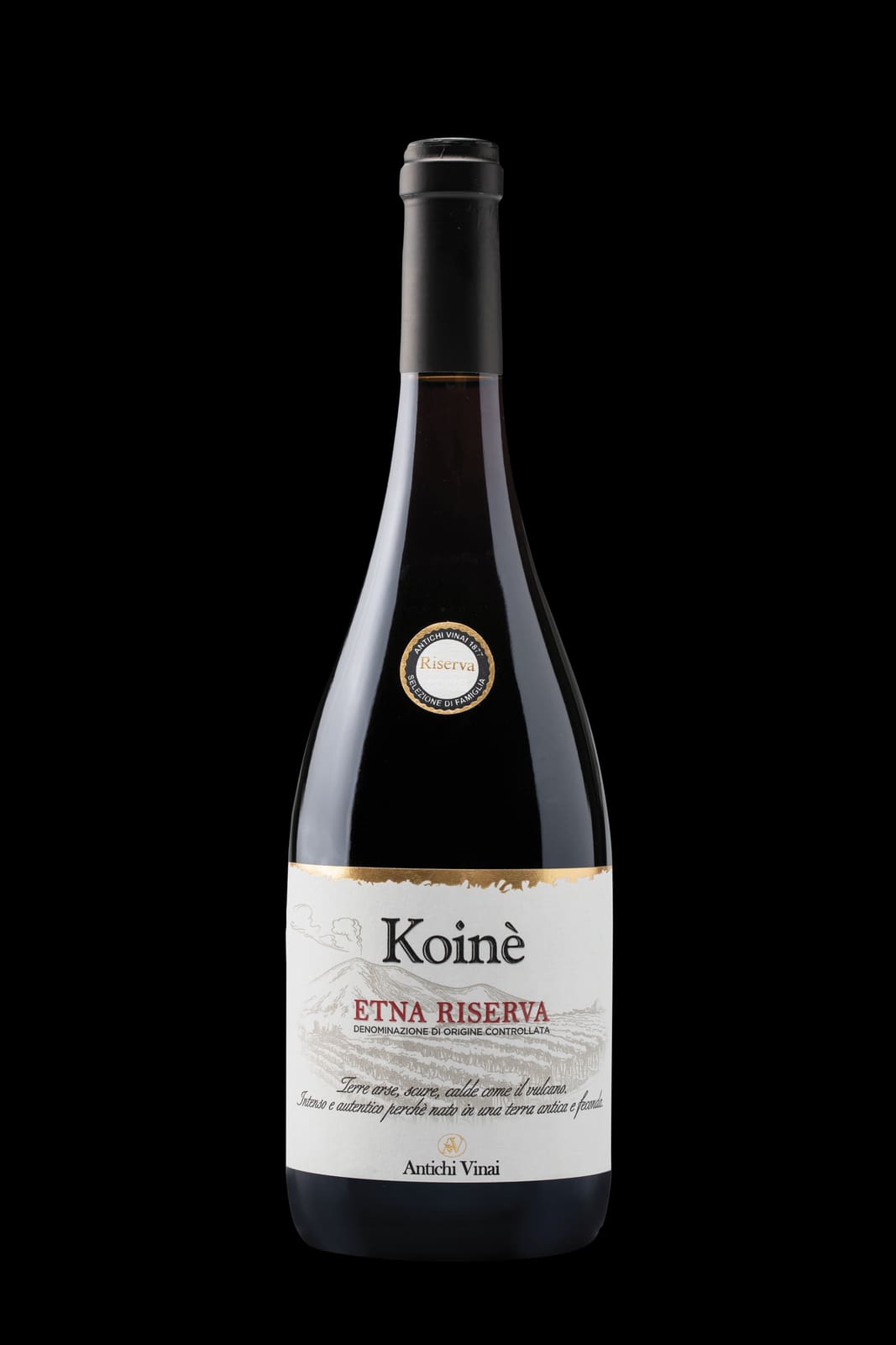 Koine' Rosso Riserva, DOC Etna Riserva, Antichi Vinai